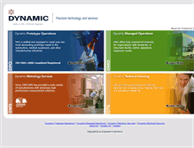 Tablet Screenshot of dynamicinc.com